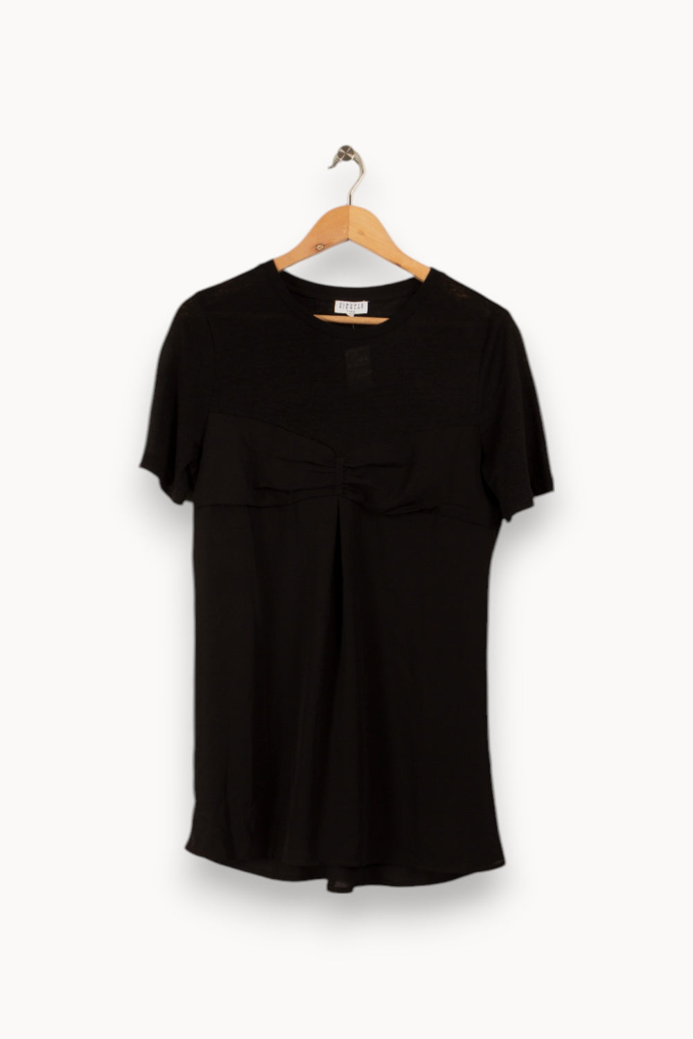 Robe noire bi-matière - Taille M/38 de la marque Claudie Pierlot | PARAD26241 - Vendu par Paradigme - Image 1