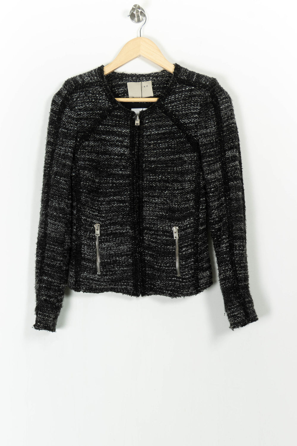 Veste Gris et Noir - Taille S/36 de la marque IRO | PARAD26244 - Vendu par Paradigme - Image 2