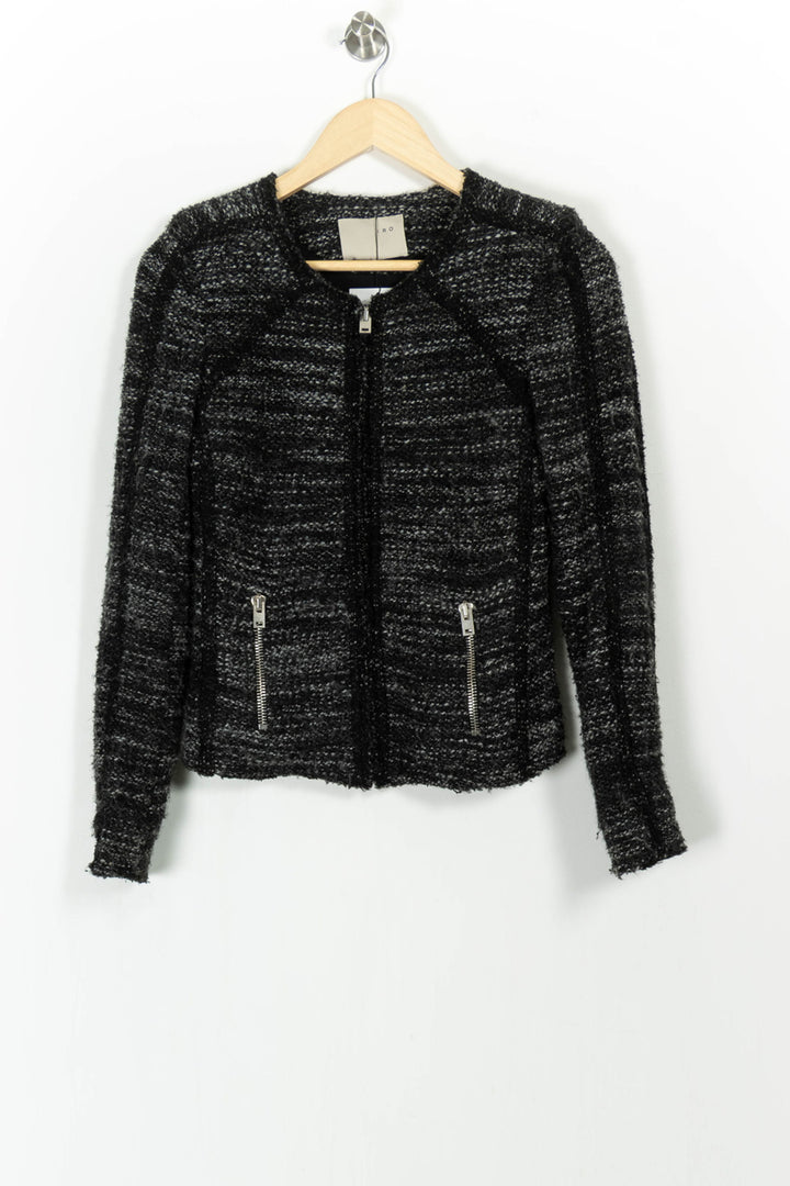 Veste Gris et Noir - Taille S/36 de la marque IRO | PARAD26244 - Vendu par Paradigme - Image 2