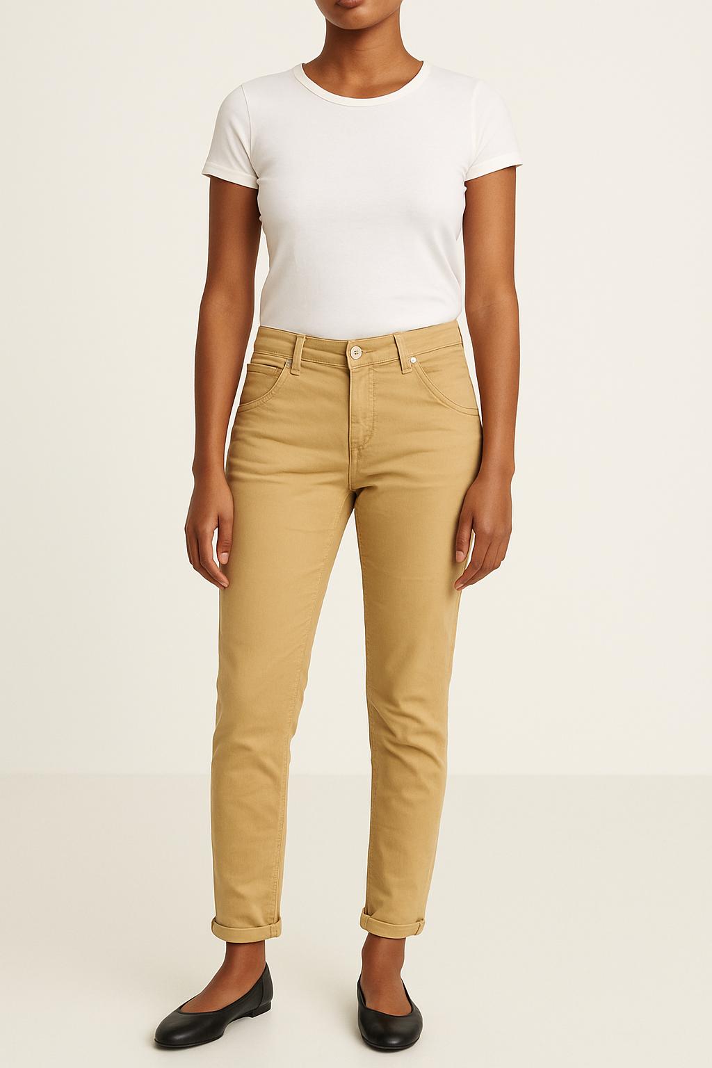 Pantalon Jaune - Taille S/36 de la marque IKKS | PARAD26262 - Vendu par Paradigme - Image 1