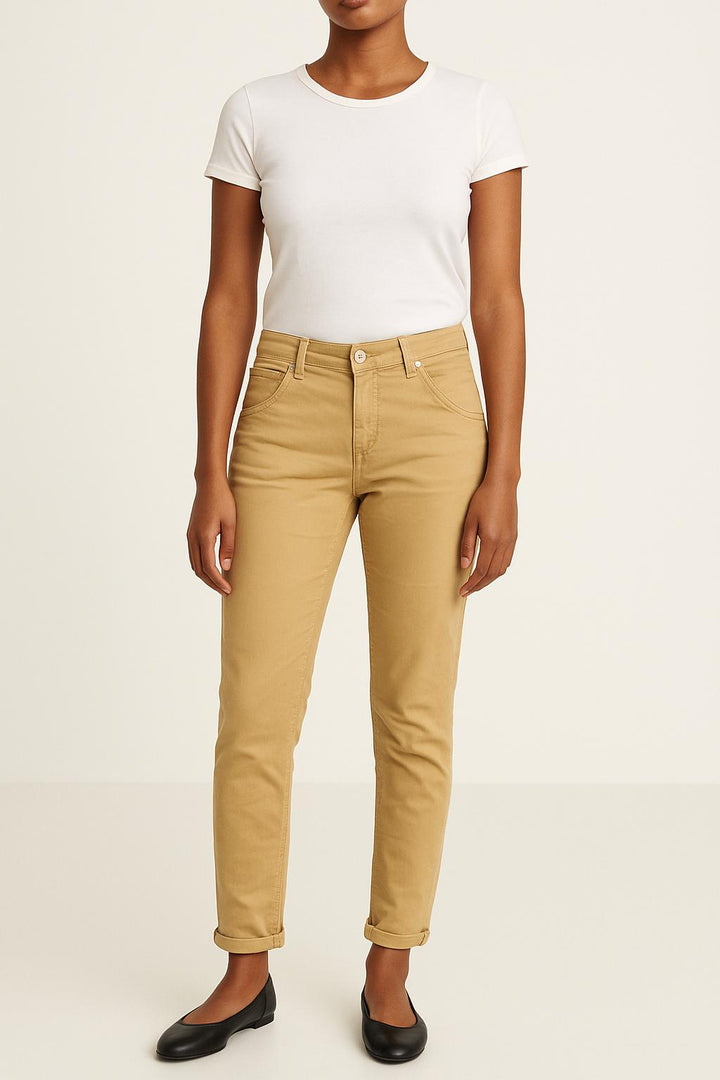 Pantalon Jaune - Taille S/36 de la marque IKKS | PARAD26262 - Vendu par Paradigme - Image 1