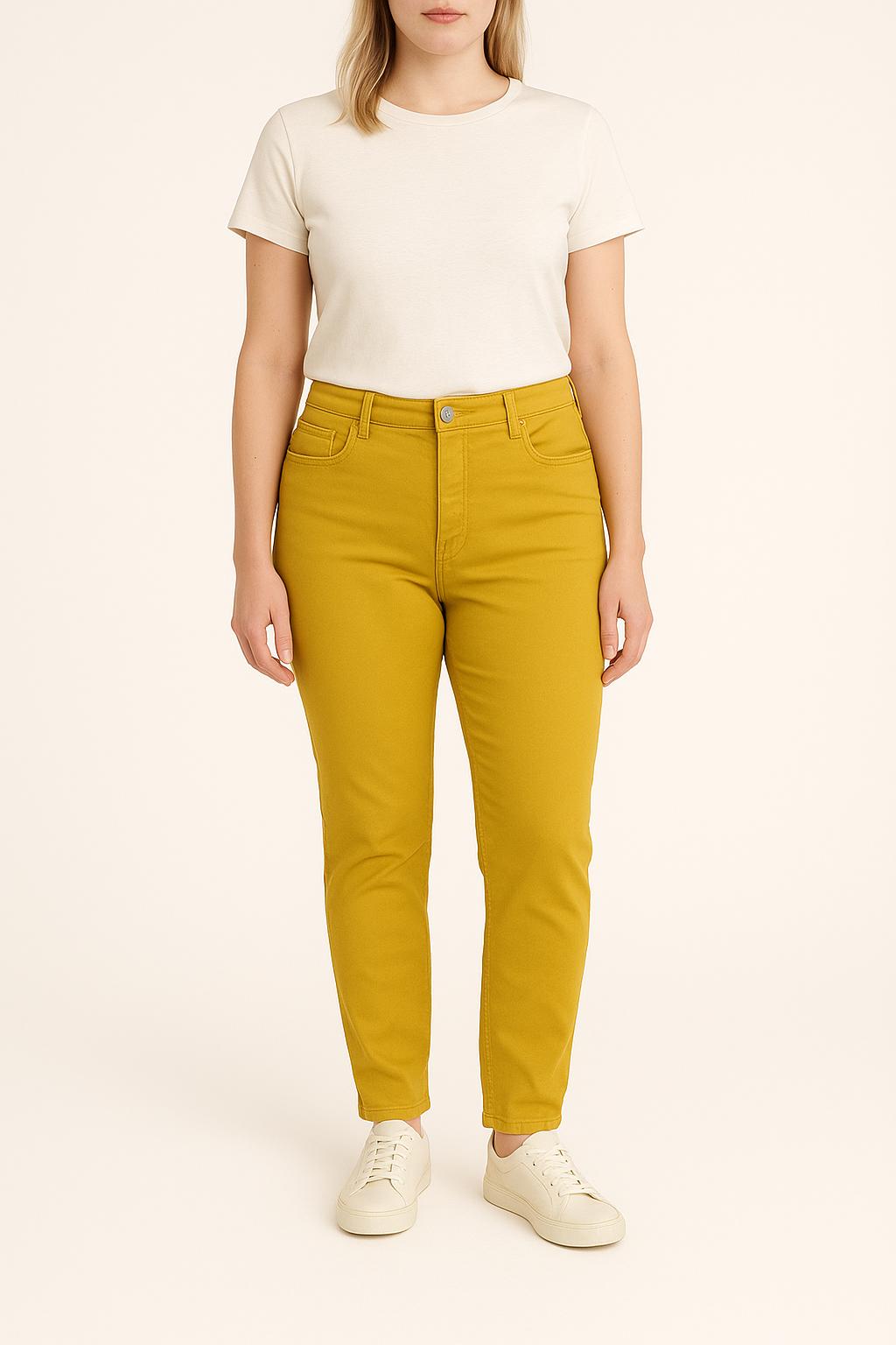 Jean Jaune - Taille XL/42 de la marque La Fée Maraboutée | PARAD26275 - Vendu par Paradigme - Image 1