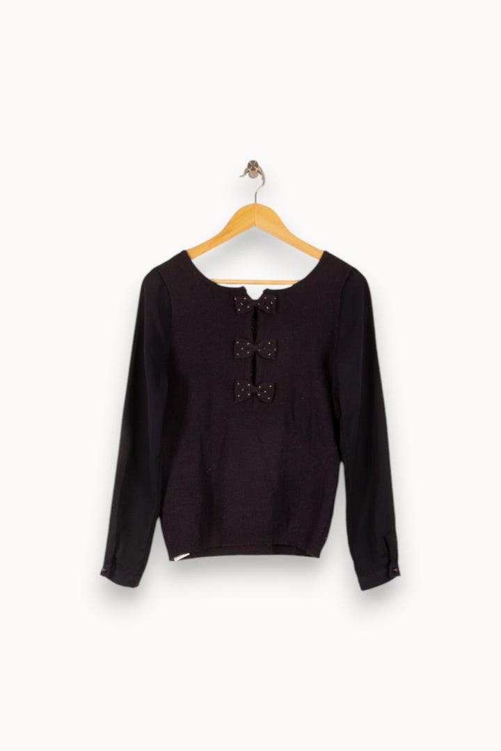 Pull Noir - Taille M/38 de la marque Grace & Mila | PARAD26287 - Vendu par Paradigme - Image 4