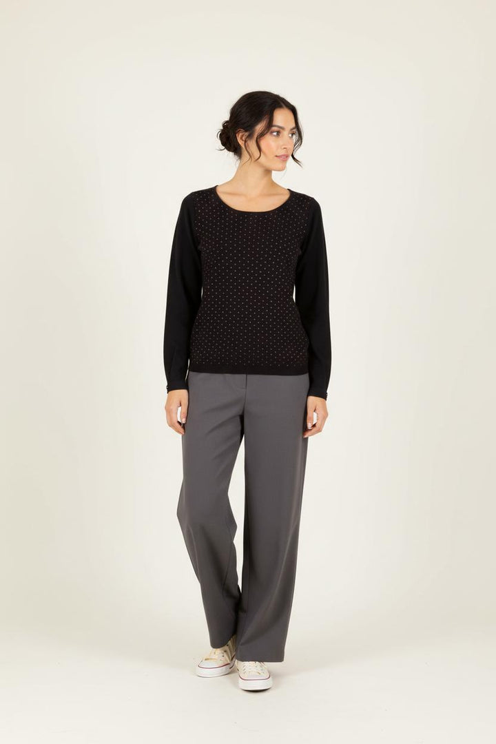 Pull Noir - Taille M/38 de la marque Grace & Mila | PARAD26287 - Vendu par Paradigme - Image 1