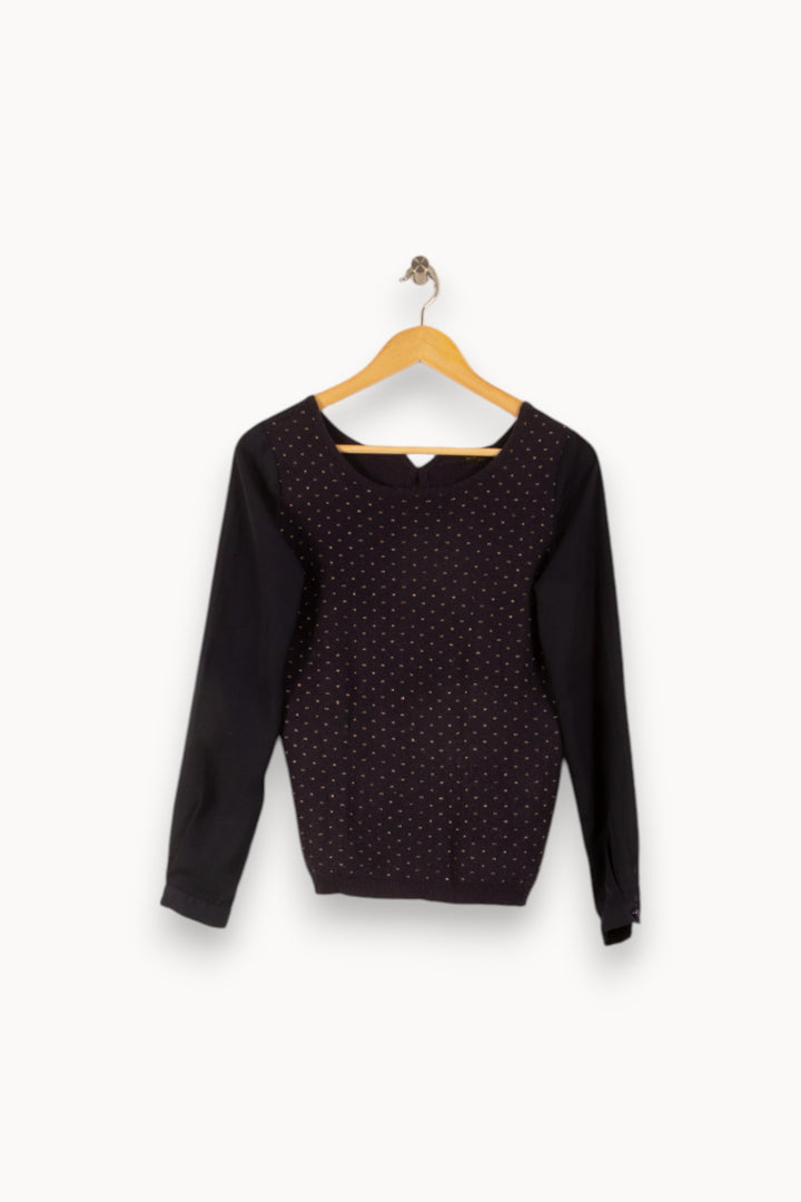 Pull Noir - Taille M/38 de la marque Grace & Mila | PARAD26287 - Vendu par Paradigme - Image 2
