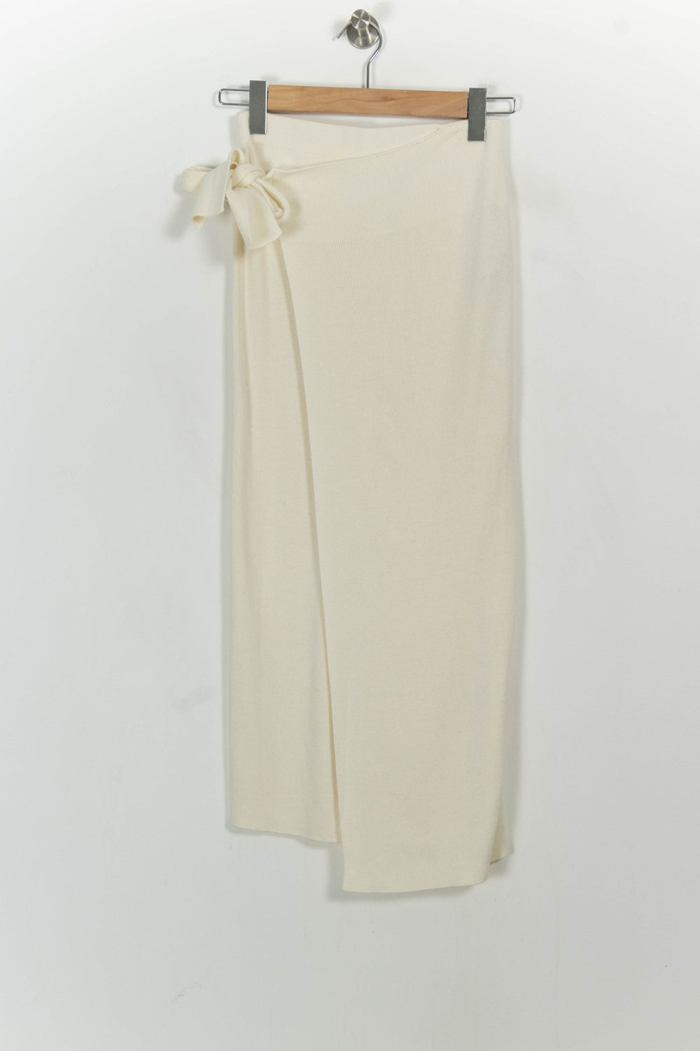 Jupe Portefeuille Longue Blanche - Taille XS/34 de la marque ba&sh | PARAD26300 - Vendu par Paradigme - Image 2