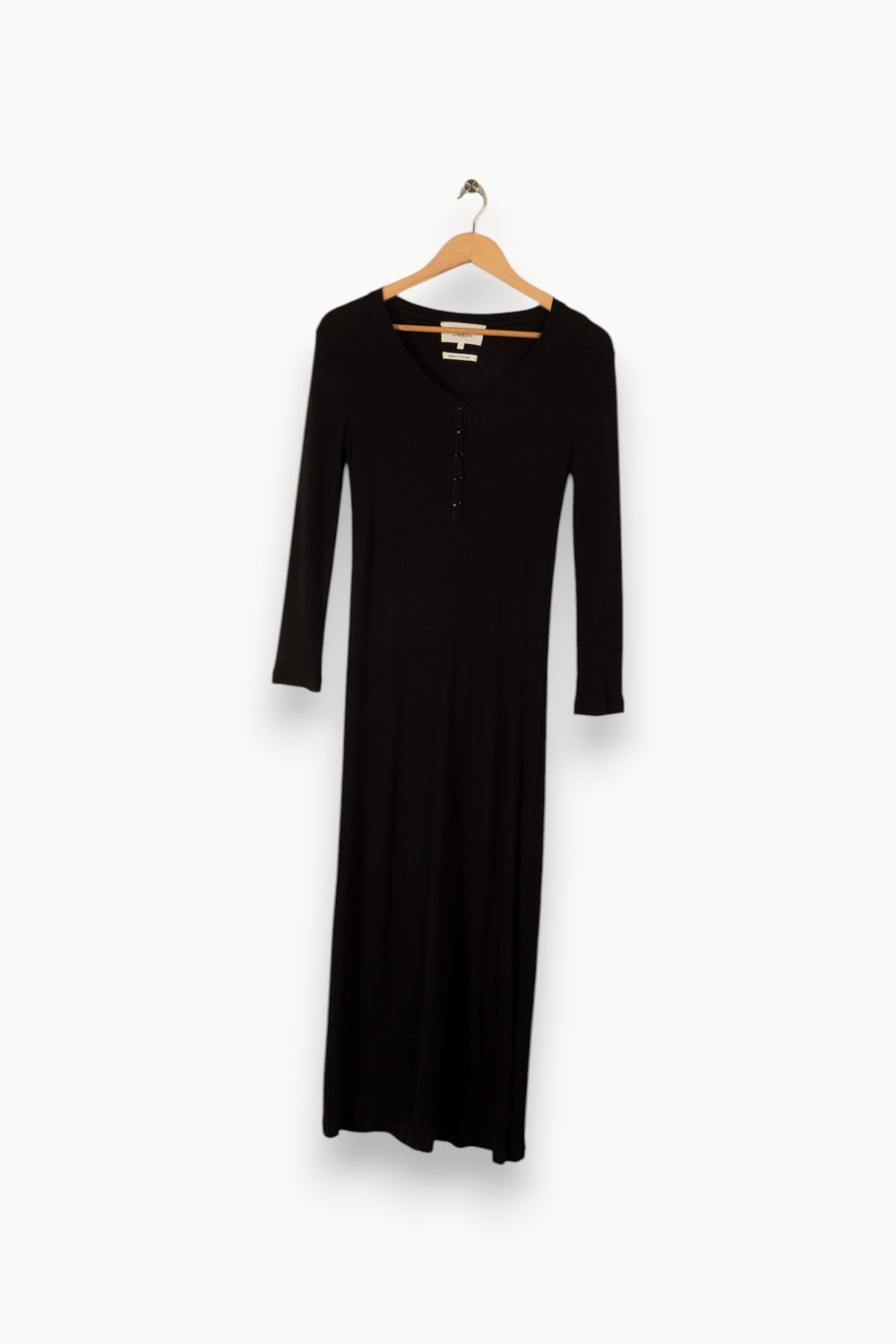 Robe longue noire - Taille S/36 de la marque ba&sh | PARAD26307 - Vendu par Paradigme - Image 1