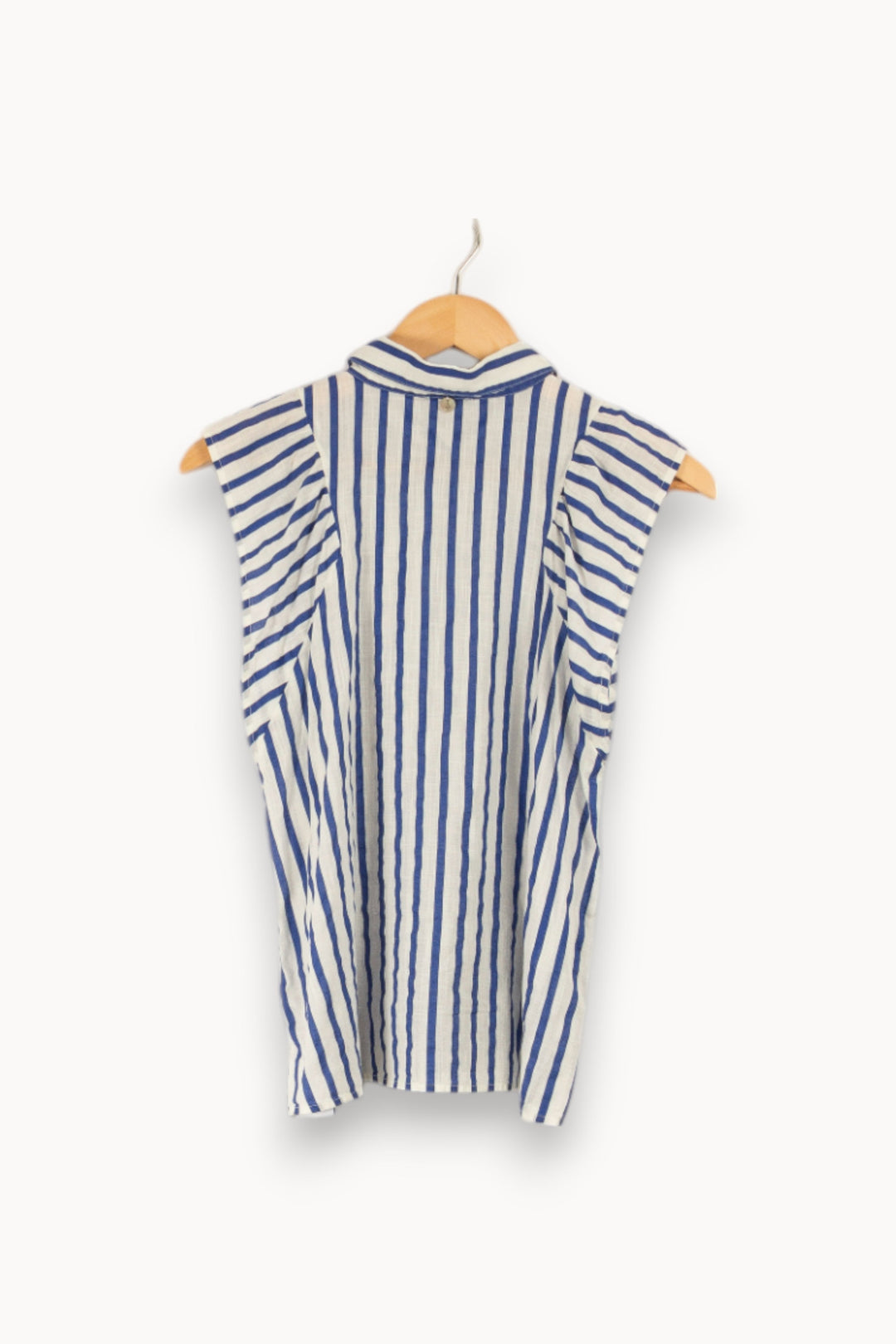 Blouse rayée bleue et blanche - Taille XS/34