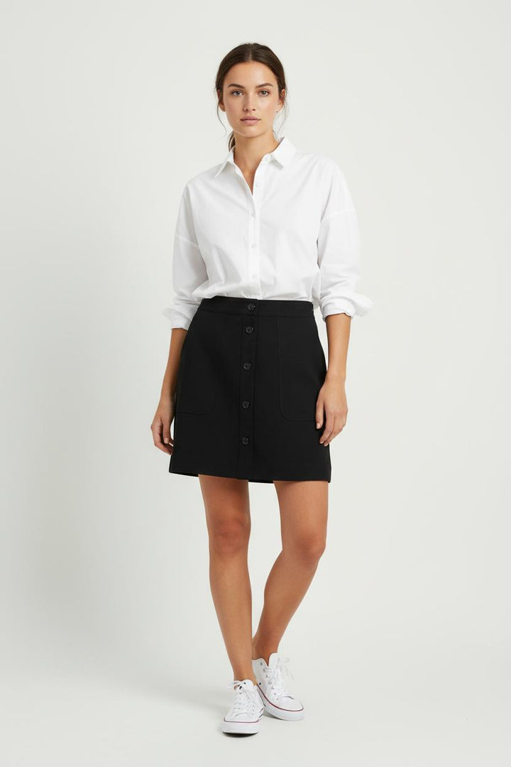 Jupe Noire - Taille L/40 de la marque La Fée Maraboutée | PARAD26334 - Vendu par Paradigme - Image 1