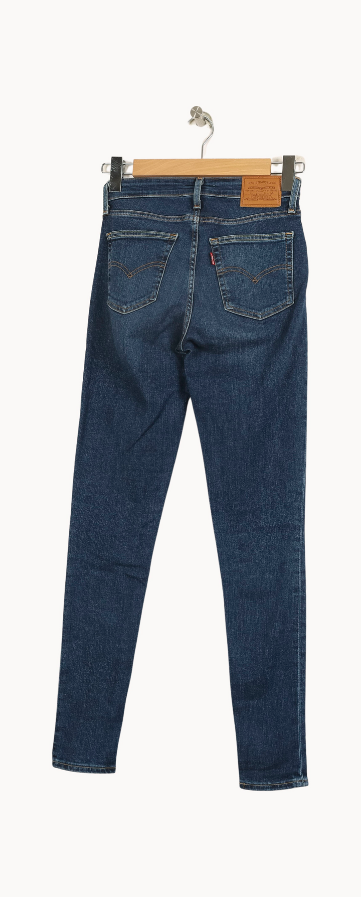 Jean Skinny Bleu - Taille S/36 de la marque Levi's | PARAD26351 - Vendu par Paradigme - Image 4