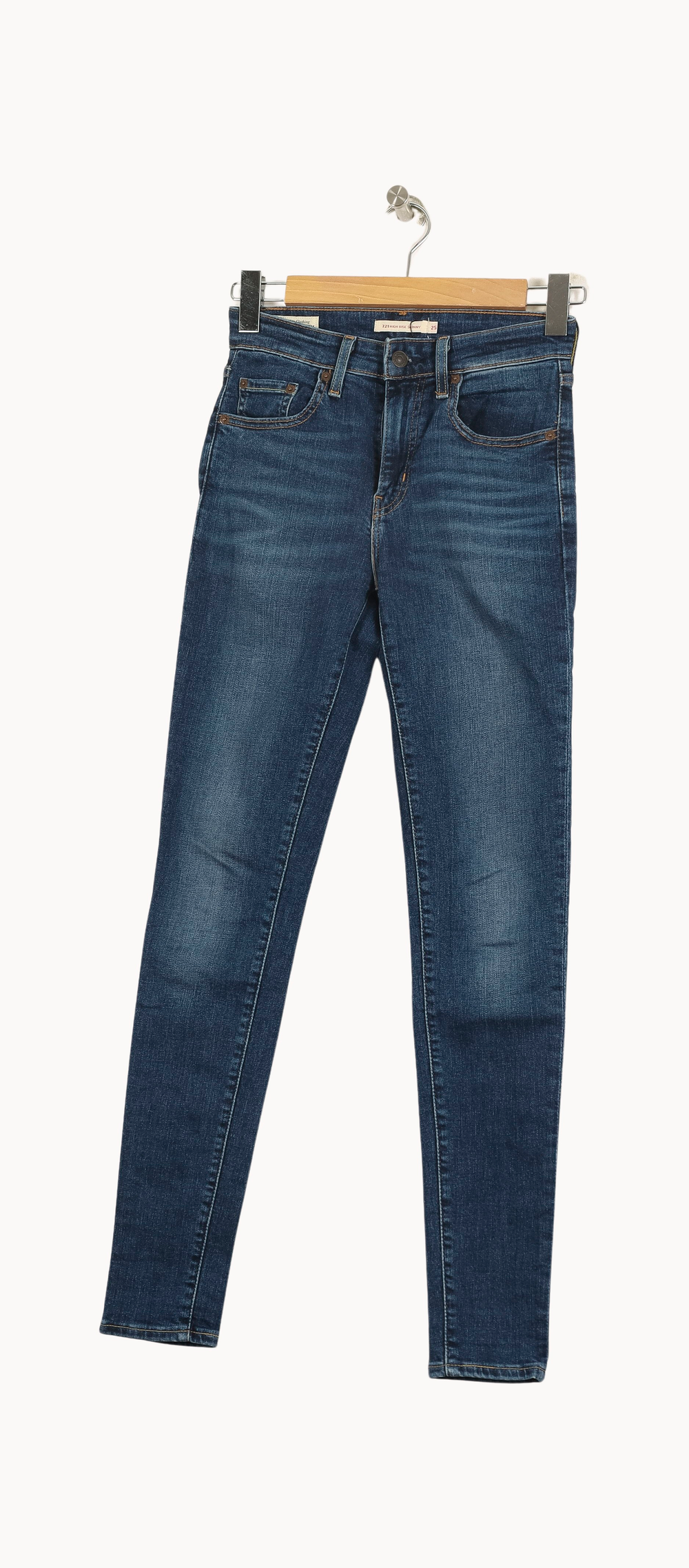 Jean Skinny Bleu - Taille S/36 de la marque Levi's | PARAD26351 - Vendu par Paradigme - Image 2