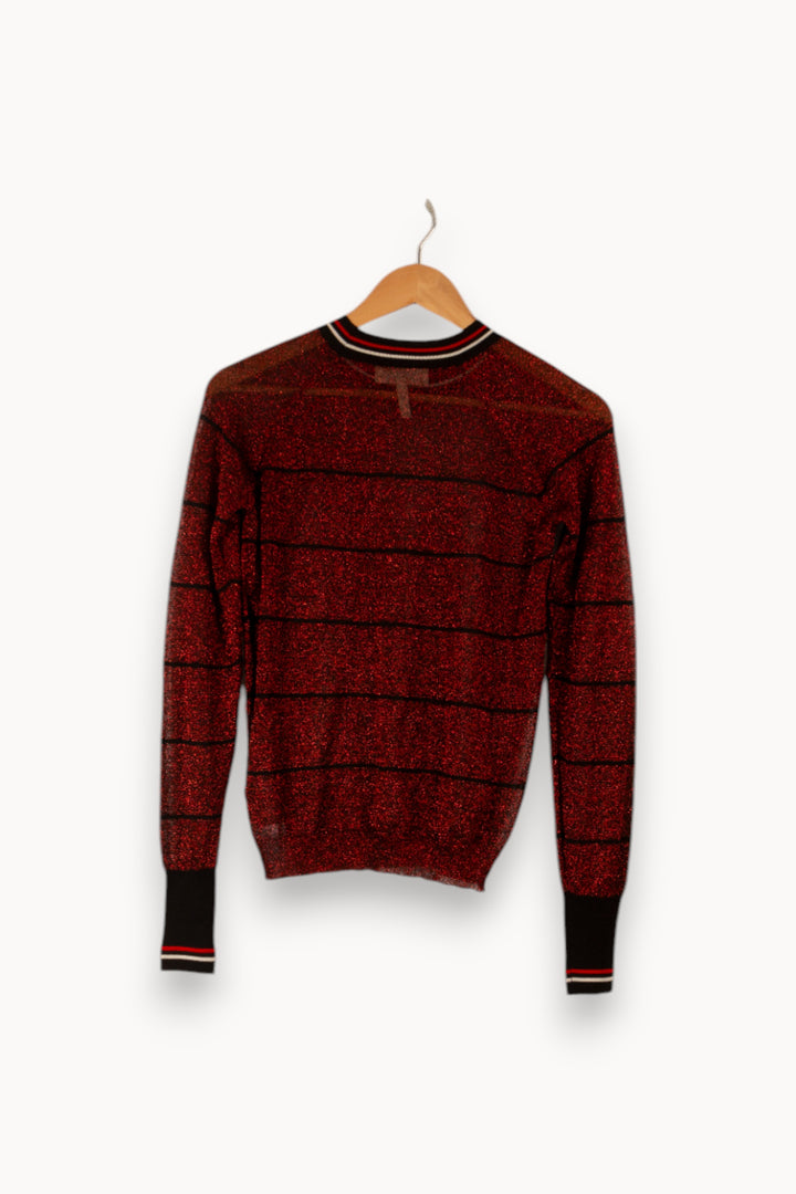 Pull Rouge - Taille S/36 de la marque Isabel Marant étoile | PARAD26356 - Vendu par Paradigme - Image 3