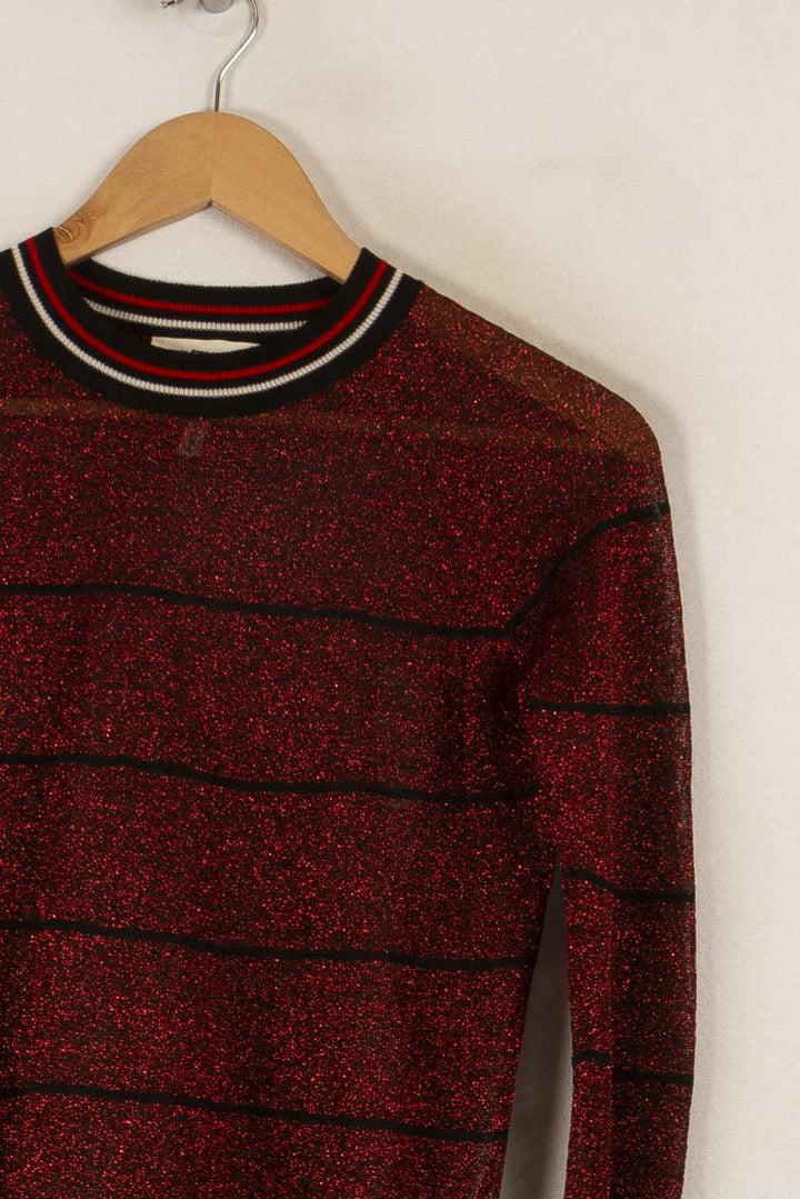 Pull Rouge - Taille S/36 de la marque Isabel Marant étoile | PARAD26356 - Vendu par Paradigme - Image 2