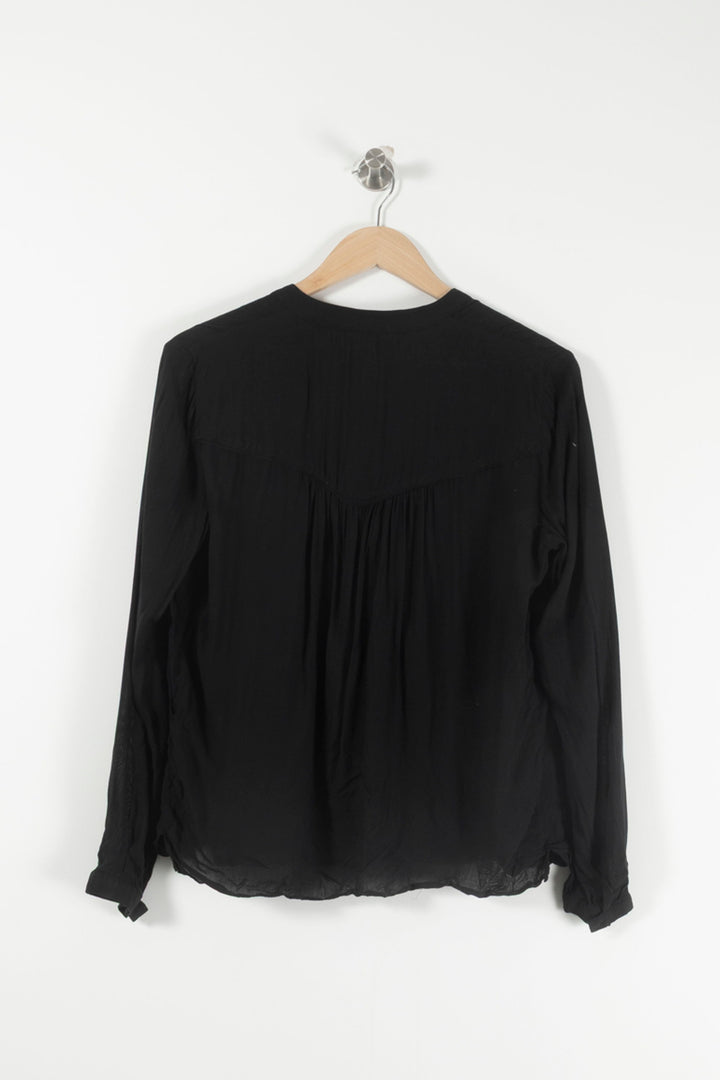 Blouse Noire - Taille XS/34 de la marque ba&sh | PARAD26358 - Vendu par Paradigme - Image 4