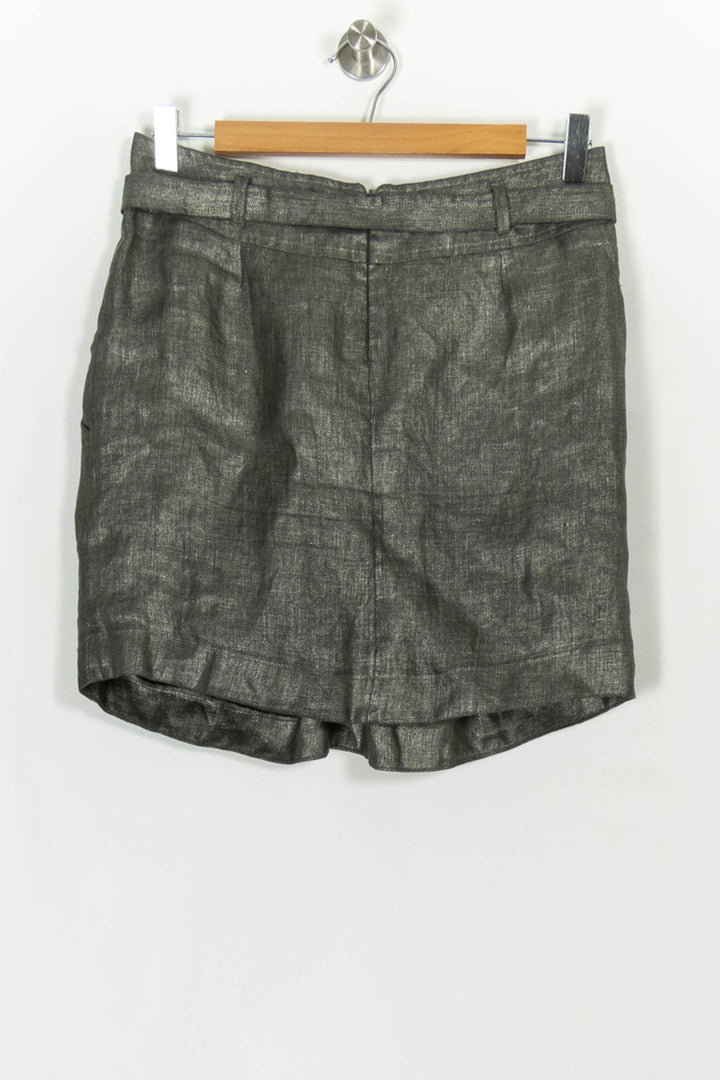 Jupe Courte Grise - Taille S/36 de la marque IKKS | PARAD26385 - Vendu par Paradigme - Image 5