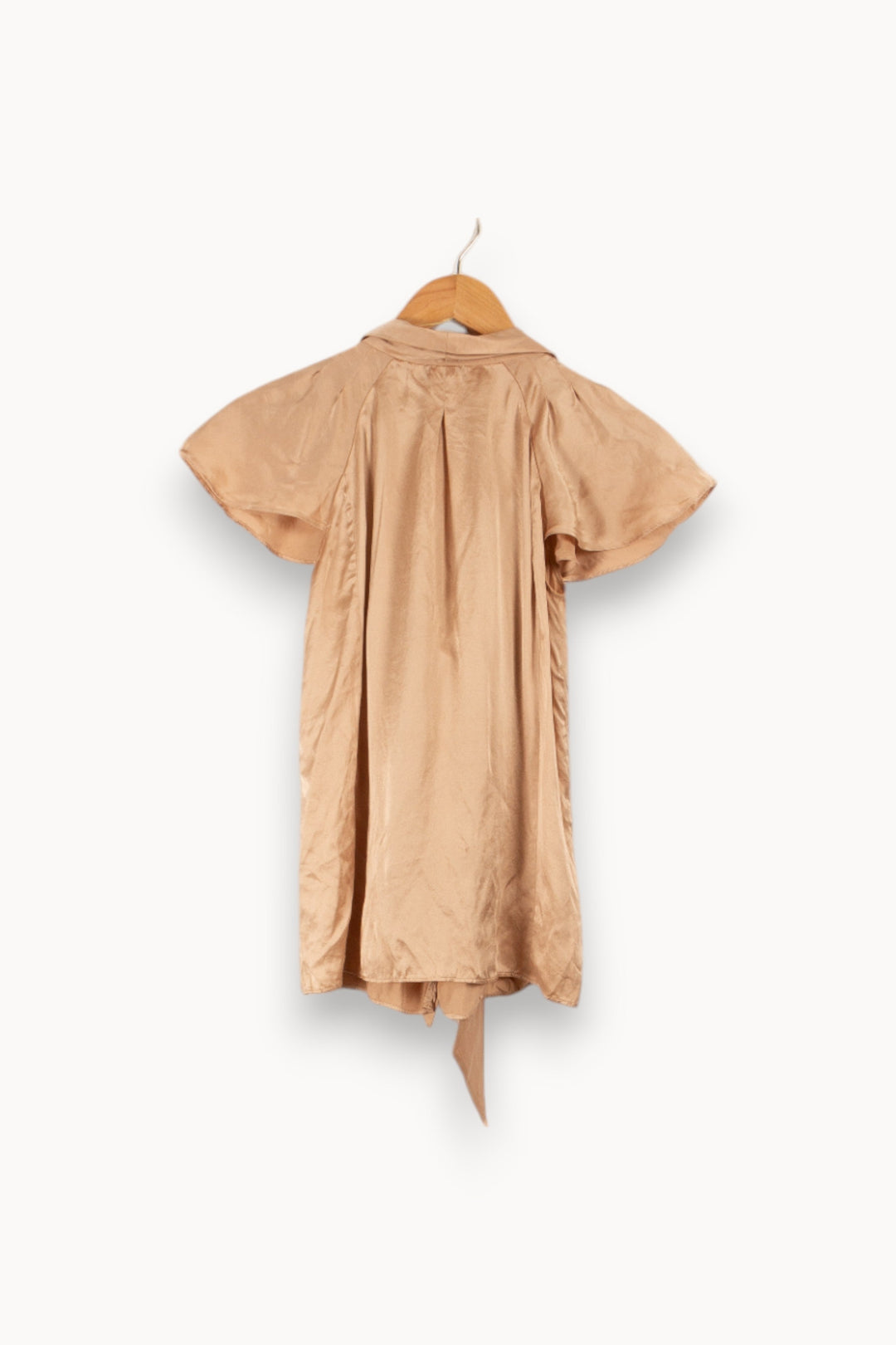 Blouse beige satinée - Taille S/36
