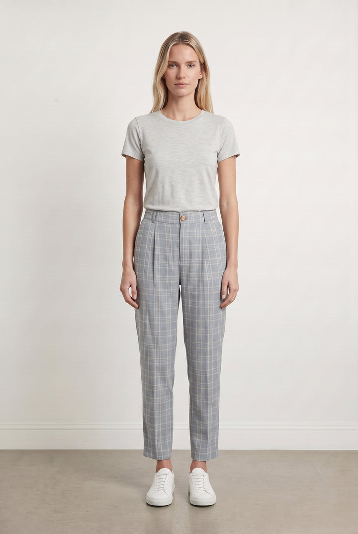 Pantalon Carreaux Bleus et Blancs - Taille XS/34 de la marque Des petits hauts | PARAD26416 - Vendu par Paradigme - Image 1
