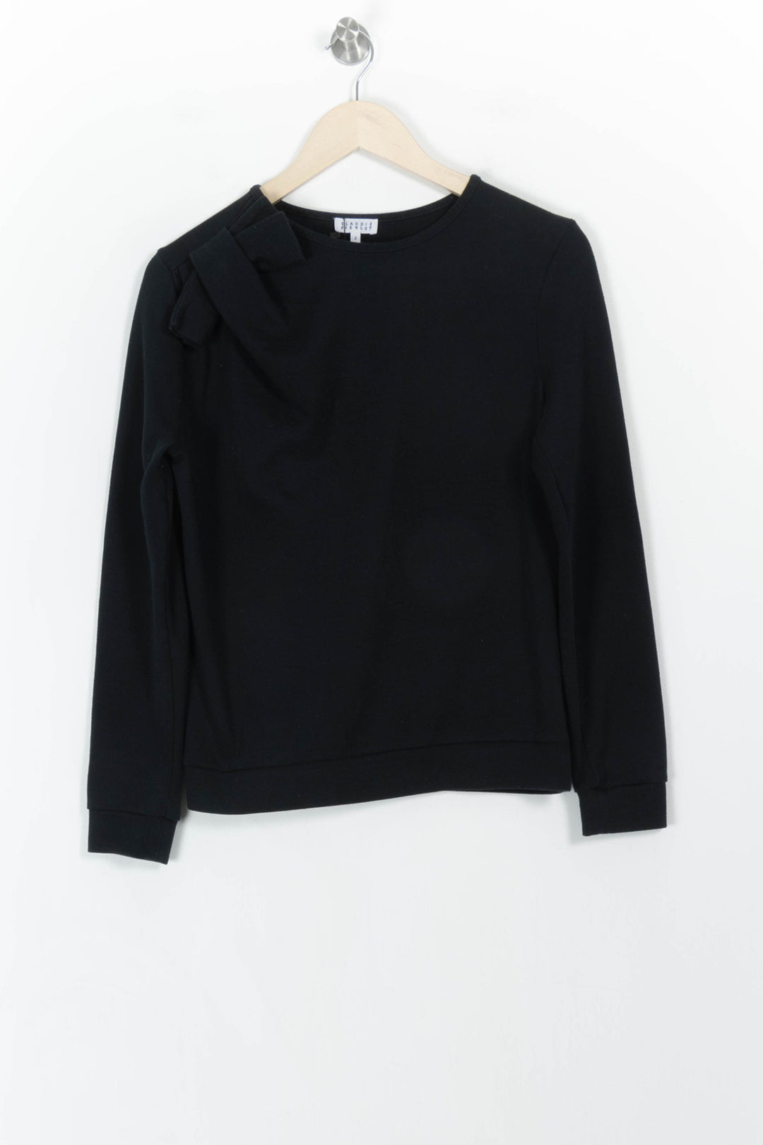 Sweatshirt Noir - Taille L/40 de la marque Claudie Pierlot | PARAD26428 - Vendu par Paradigme - Image 2