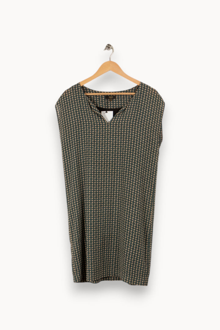 Robe verte à motifs - Taille M/38