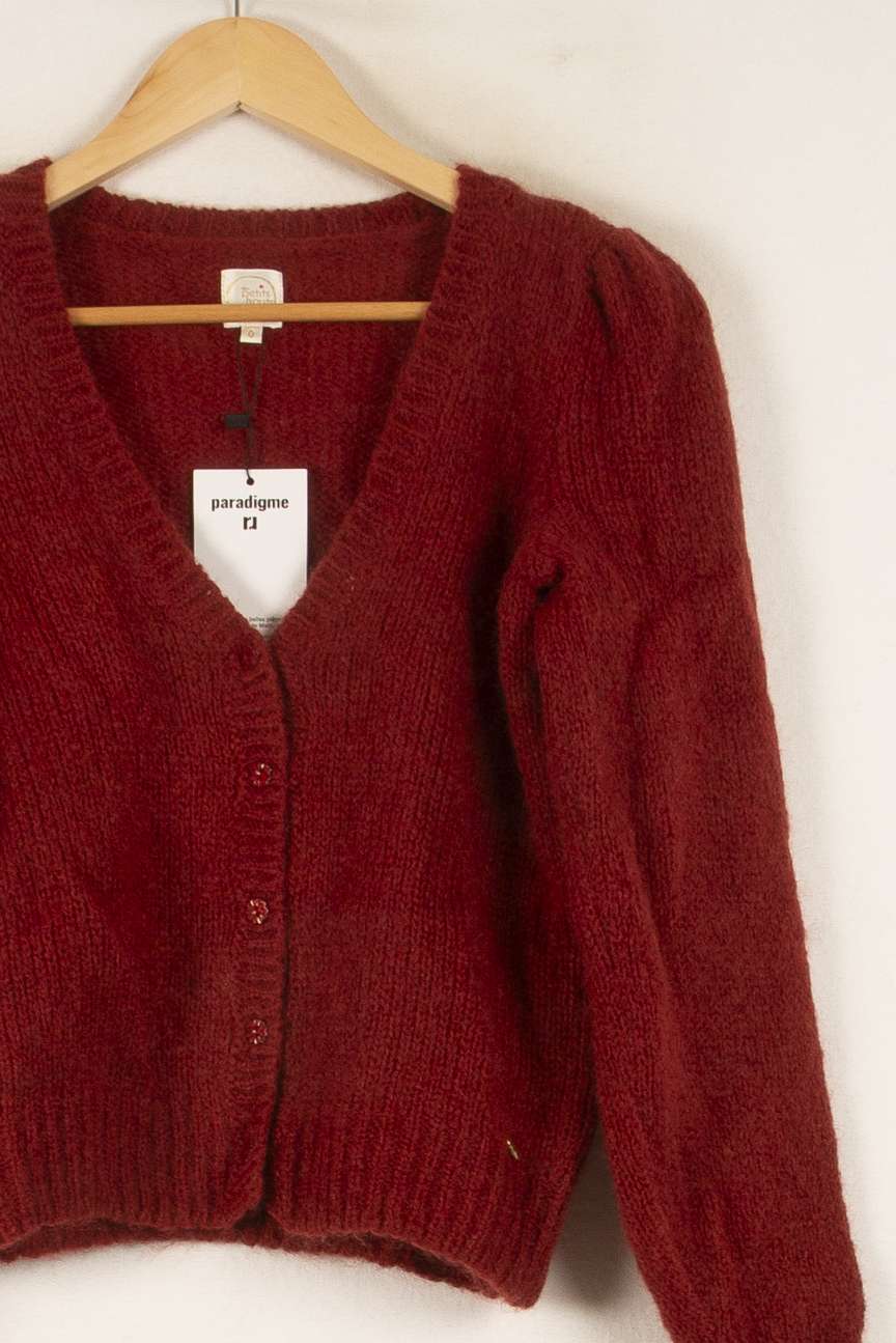 Cardigan Marron - Taille XS/34 de la marque Des petits hauts | PARAD26437 - Vendu par Paradigme - Image 3