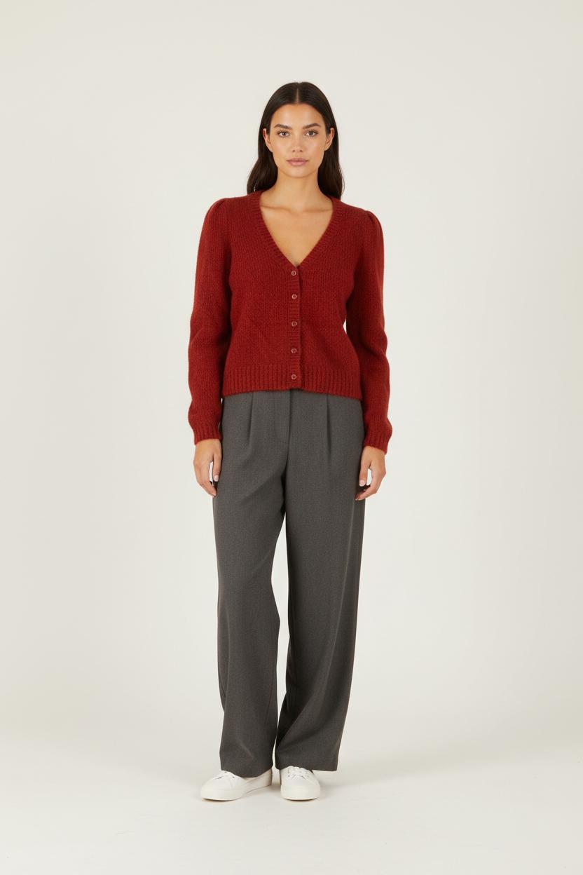 Cardigan Marron - Taille XS/34 de la marque Des petits hauts | PARAD26437 - Vendu par Paradigme - Image 1
