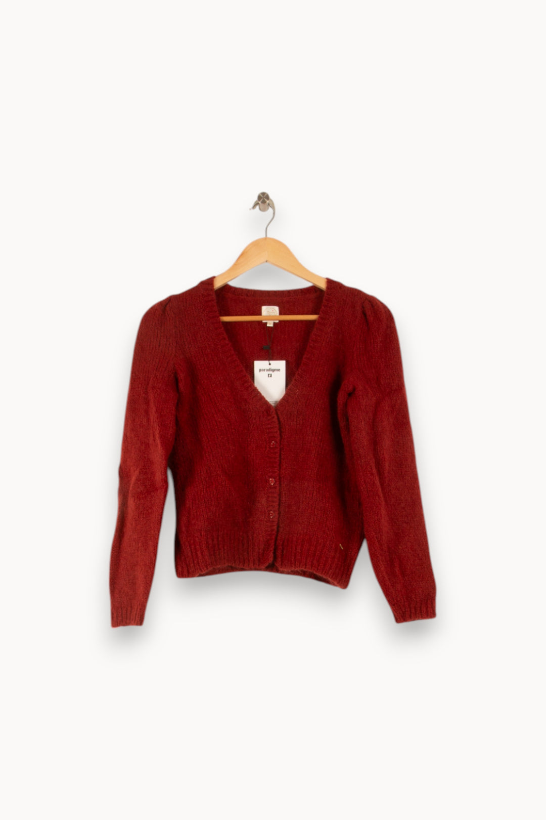 Cardigan Marron - Taille XS/34 de la marque Des petits hauts | PARAD26437 - Vendu par Paradigme - Image 2