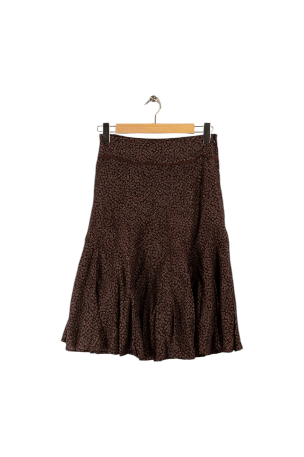 Jupe violette foncée à motifs - Taille M/38