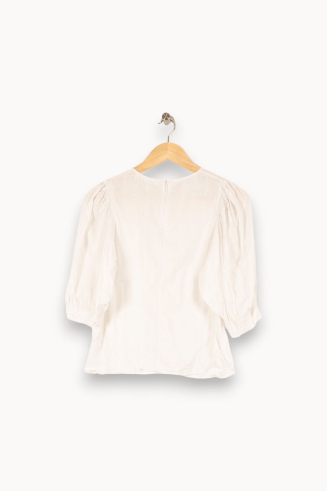 Blouse blanche - Taille S/36 de la marque Samsoe Samsoe | PARAD26460 - Vendu par Paradigme - Image 3