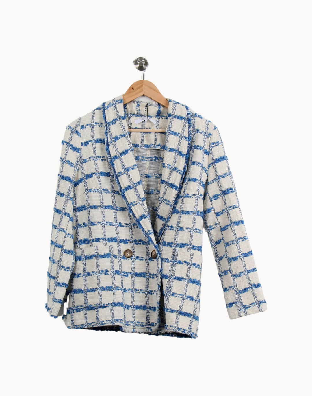 Veste Bleu et Blanc - Taille S/36 de la marque La Fée Maraboutée | PARAD26462 - Vendu par Paradigme - Image 2