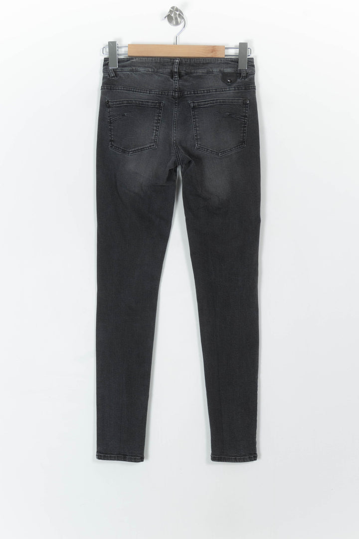 Jean Délavé Gris - Taille S/36 de la marque IKKS | PARAD26468 - Vendu par Paradigme - Image 4