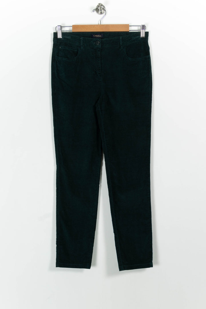 Pantalon Vert - Taille M/38 de la marque Caroll | PARAD26810 - Vendu par Paradigme - Image 2