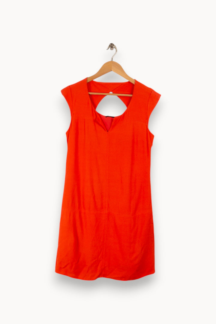 Robe orange de la marque IKKS | PARAD26812 - Vendu par Paradigme - Image 3