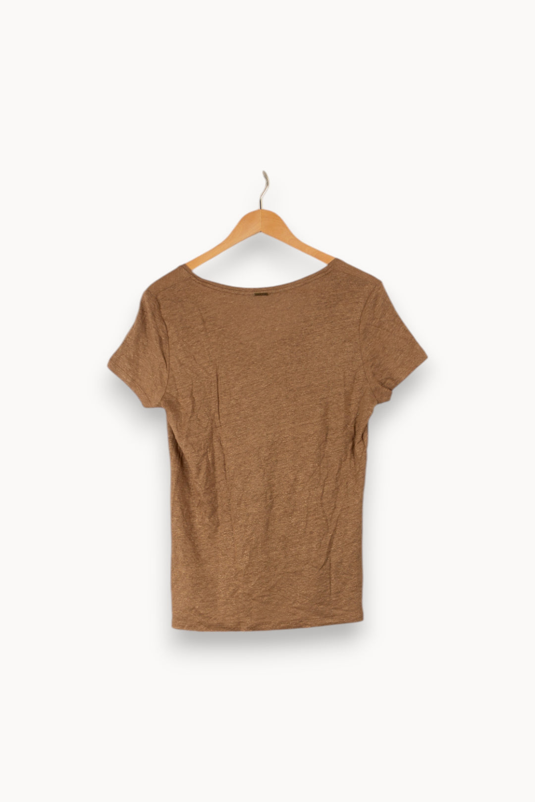 Tee-shirt Marron de la marque One Step | PARAD26832 - Vendu par Paradigme - Image 3
