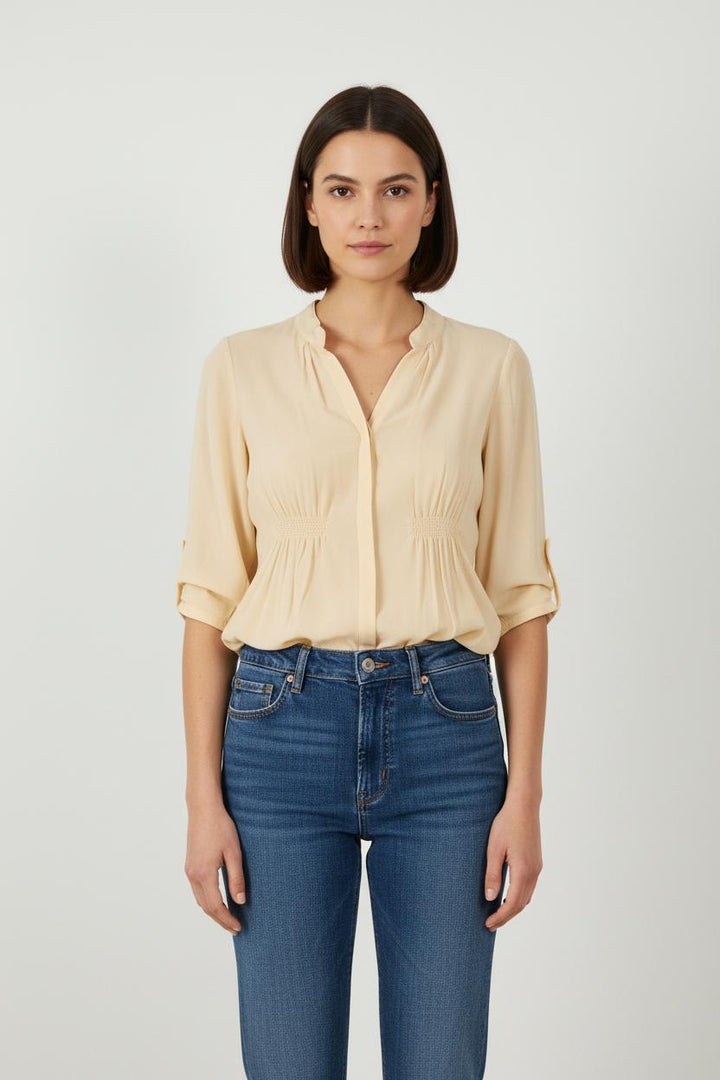 Chemise beige - Taille S/36