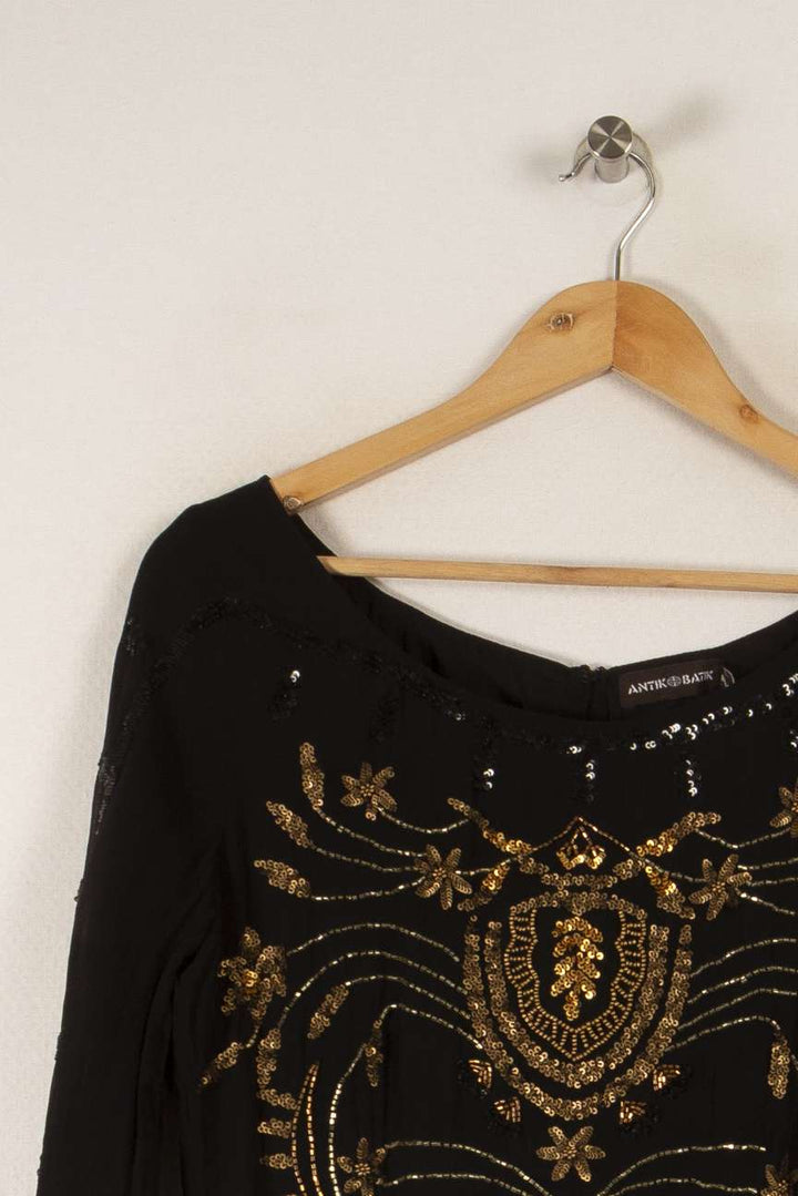 Robe Noir de la marque Antik Batik | PARAD26863 - Vendu par Paradigme - Image 2