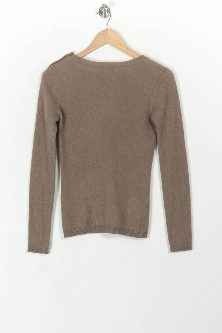 Pull Marron - Taille XS/34 de la marque Ines de la Fressange Paris | PARAD26905 - Vendu par Paradigme - Image 5