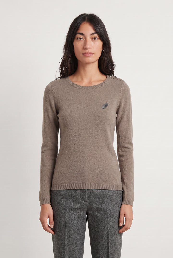 Pull Marron - Taille XS/34 de la marque Ines de la Fressange Paris | PARAD26905 - Vendu par Paradigme - Image 1