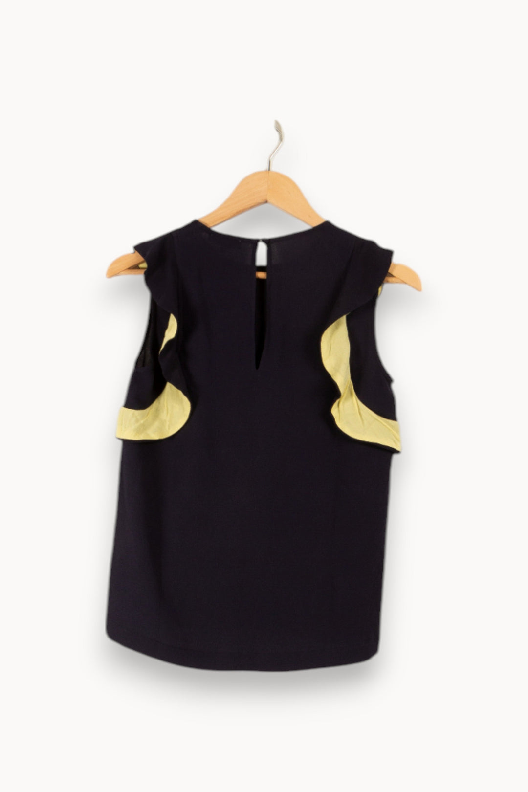 Top bleu et jaune - Taille S/36