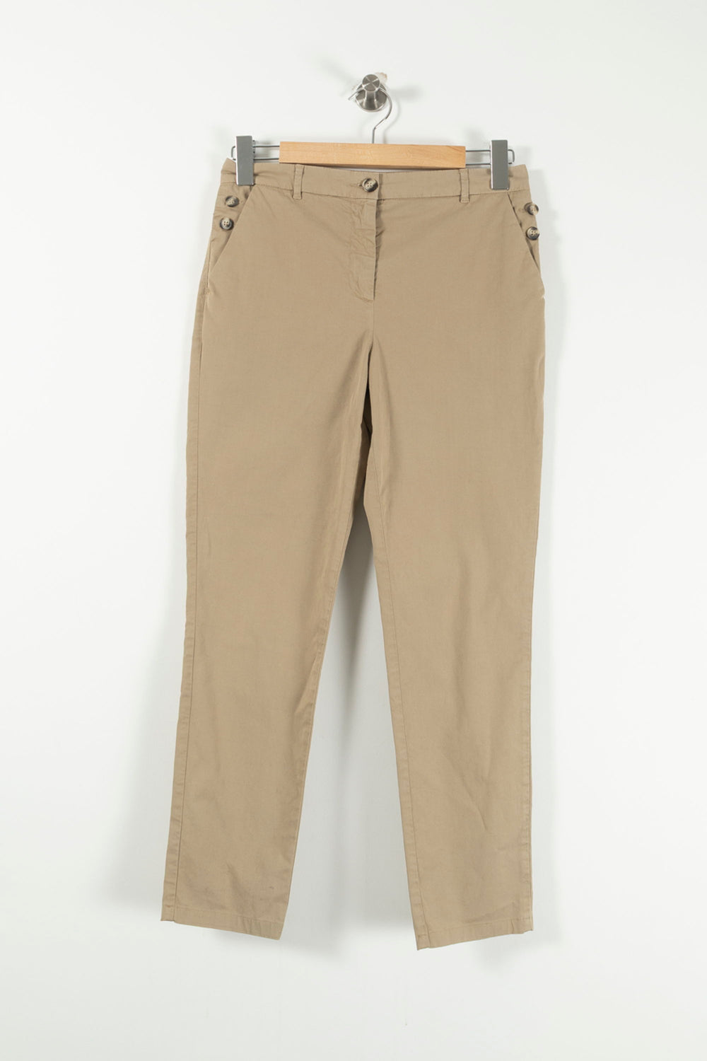 Pantalon Beige - Taille S/36 de la marque Caroll | PARAD26927 - Vendu par Paradigme - Image 2