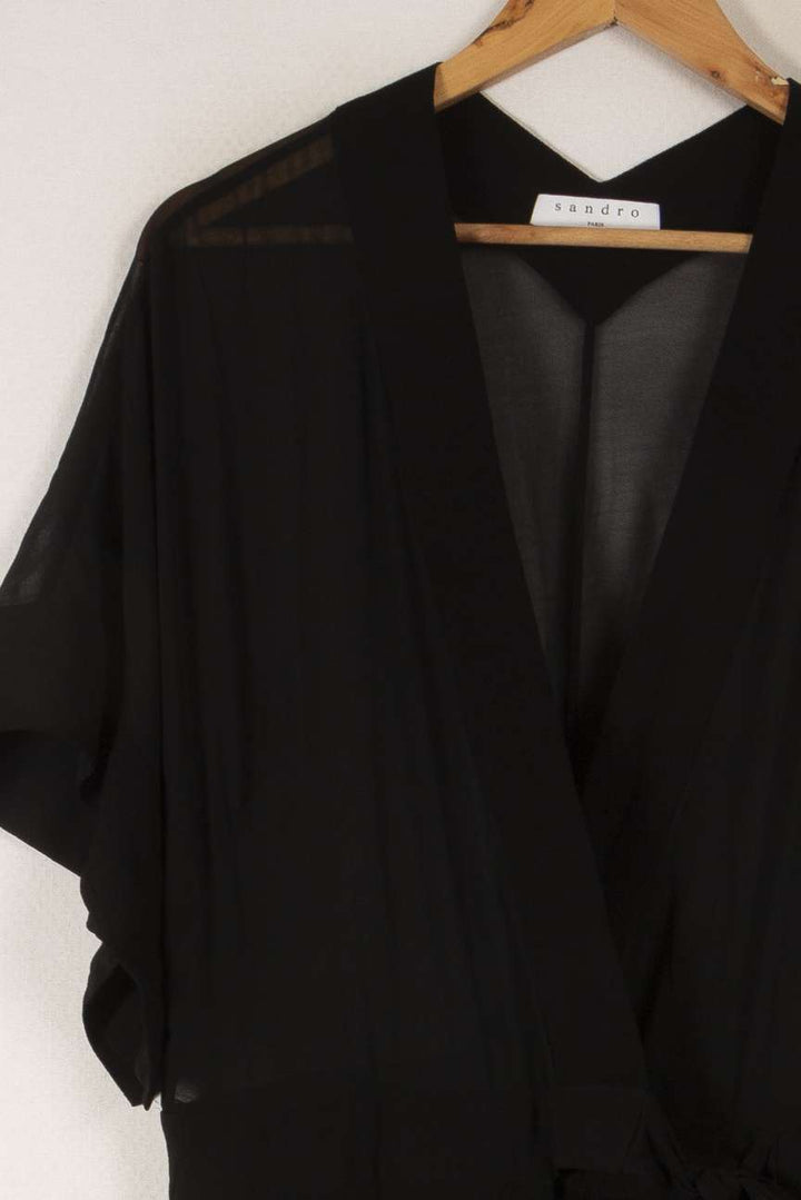 Combinaison Noir de la marque Sandro | PARAD26939 - Vendu par Paradigme - Image 2