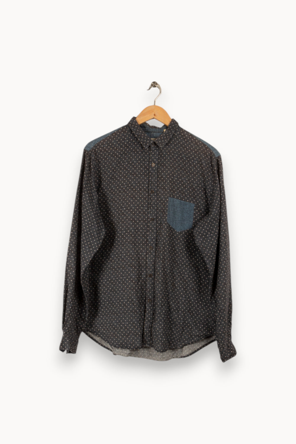 Chemise bleue à motifs de la marque IKKS | PARAD26948 - Vendu par Paradigme - Image 1