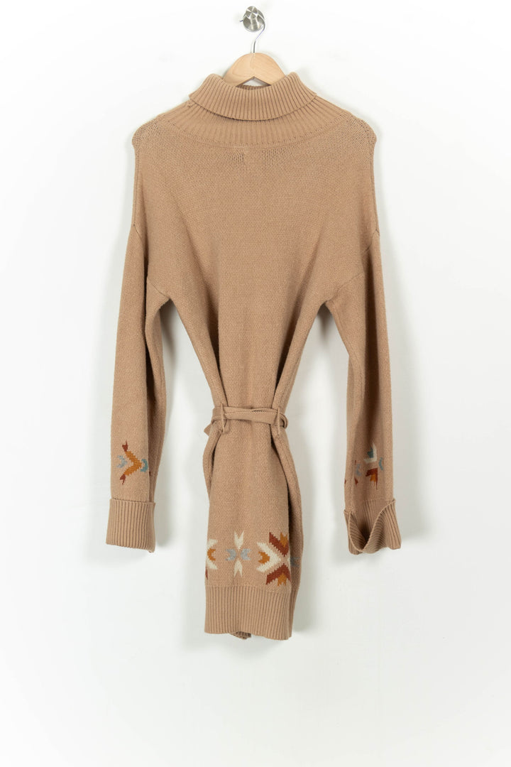 Robe Pull Beige - Taille S/36 de la marque Wild | PARAD26989 - Vendu par Paradigme - Image 4