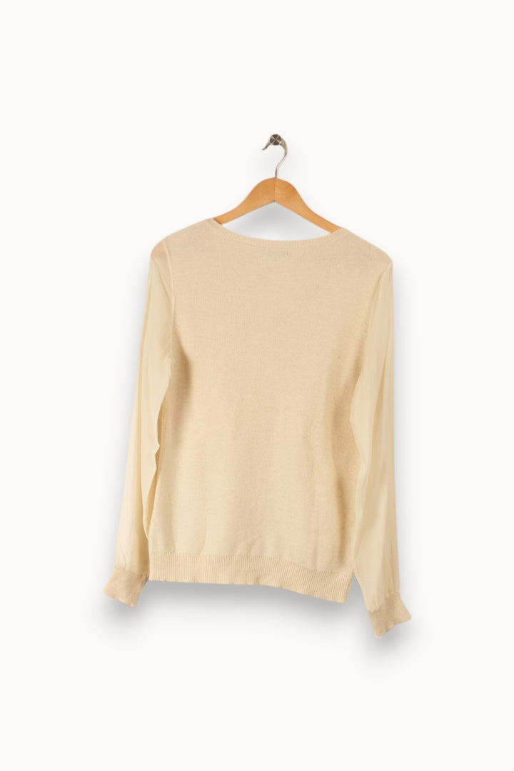 Pull Beige de la marque Pablo | PARAD27001 - Vendu par Paradigme - Image 3