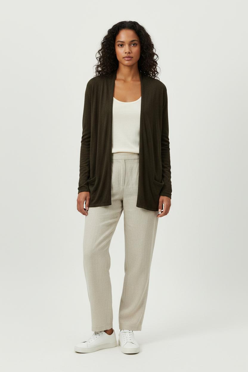 Cardigan Vert Foncé - Taille M/38 de la marque Caroll | PARAD27010 - Vendu par Paradigme - Image 1