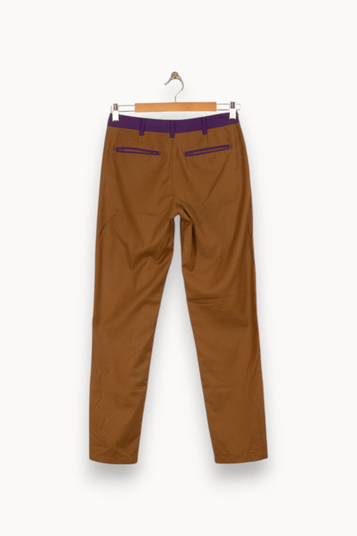 Pantalon Marron et Violet - Taille S/36 de la marque Karl Marc John | PARAD27013 - Vendu par Paradigme - Image 4