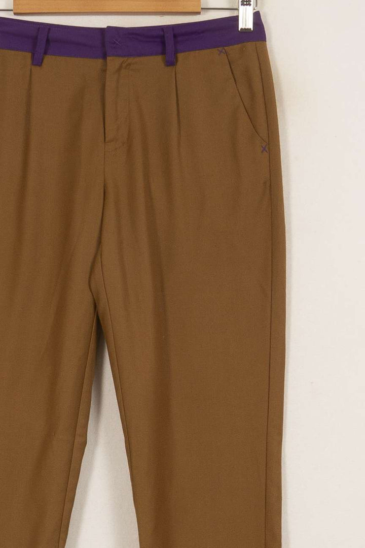 Pantalon Marron et Violet - Taille S/36 de la marque Karl Marc John | PARAD27013 - Vendu par Paradigme - Image 3
