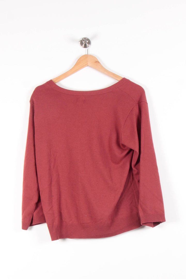Cardigan Bordeaux - Taille S/36 de la marque Des petits hauts | PARAD27028 - Vendu par Paradigme - Image 4