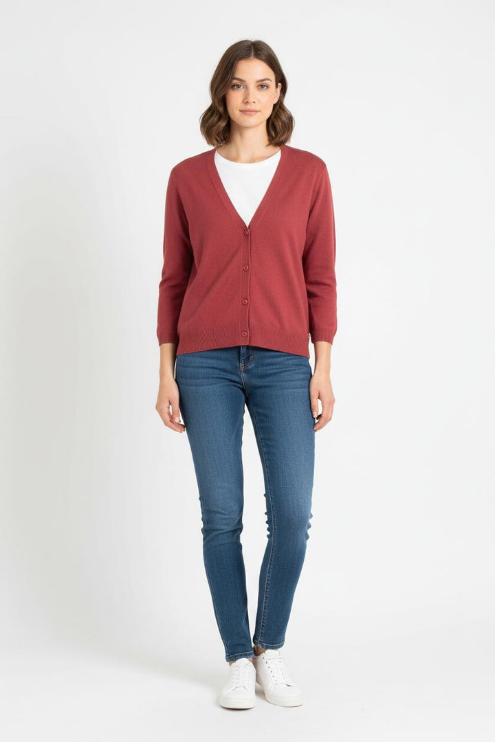 Cardigan Bordeaux - Taille S/36 de la marque Des petits hauts | PARAD27028 - Vendu par Paradigme - Image 1