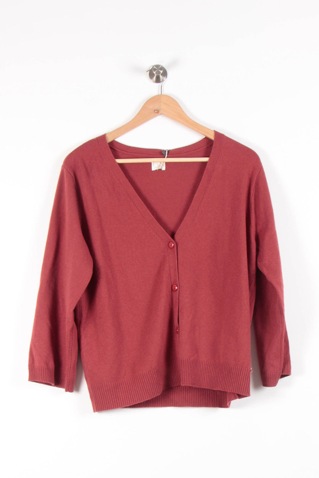 Cardigan Bordeaux - Taille S/36 de la marque Des petits hauts | PARAD27028 - Vendu par Paradigme - Image 2