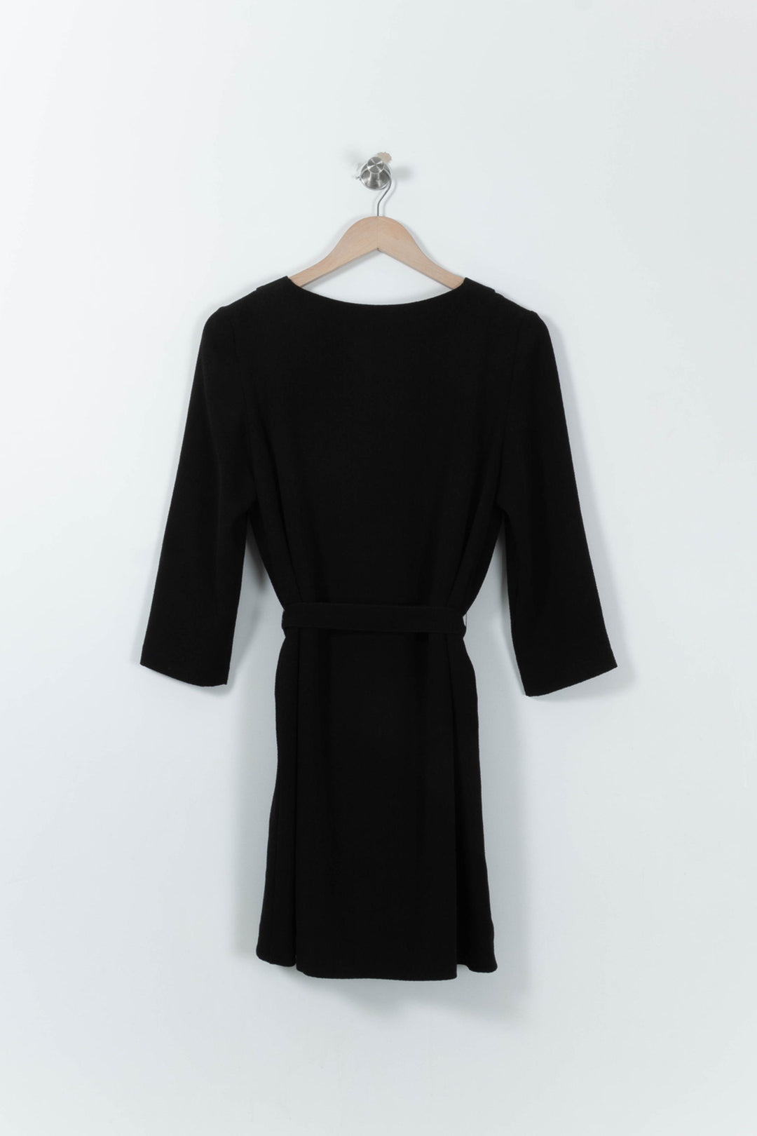 Robe portefeuille noire - Taille M/38 de la marque Sézane | PARAD27035 - Vendu par Paradigme - Image 4